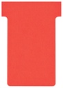 Fiche-T planning Nobo n°2 48mm rouge 100 pièces