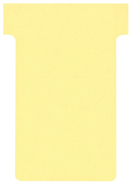 Fiche-T planning Nobo n°2 48mm jaune 100 pièces