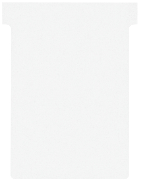 Fiche-T planning Nobo n°3 80mm blanc 100 pièces