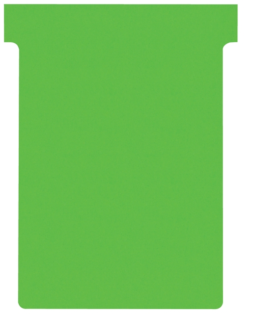 Fiche-T planning Nobo n°3 80mm vert 100 pièces