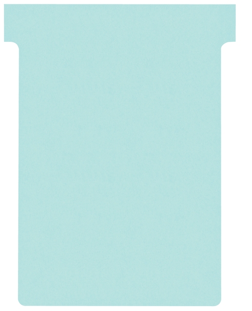 T-kaart Nobo nr.3 80mm blauw 100 stuks