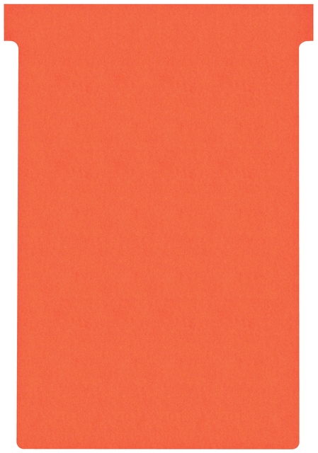 T-kaart Nobo nr.4 112mm rood 100 stuks