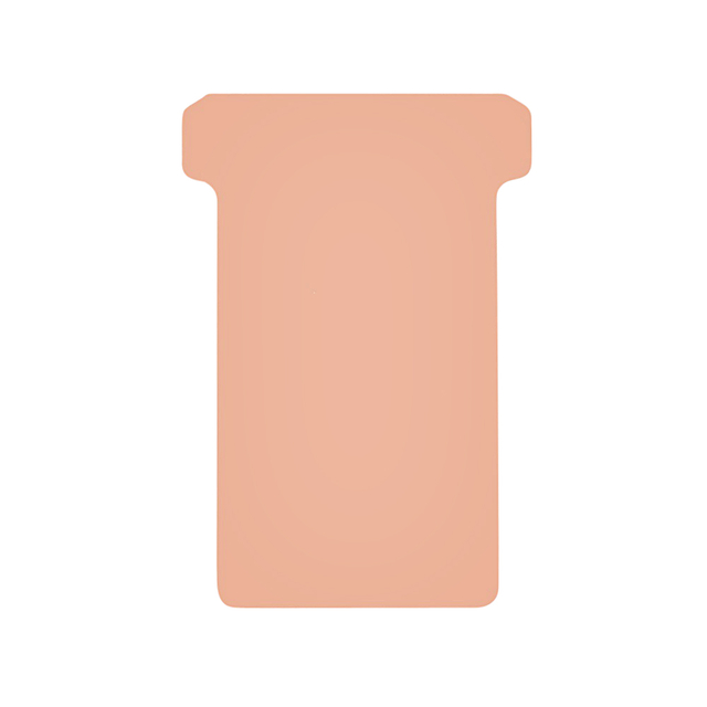 Fiche-T pour planning Djois Format 2 48mm rose 100 pièces
