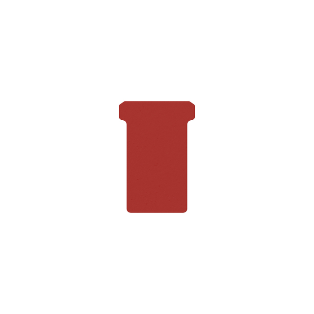 Fiche-T pour planning Djois Format 2 48mm rouge 100 pièces