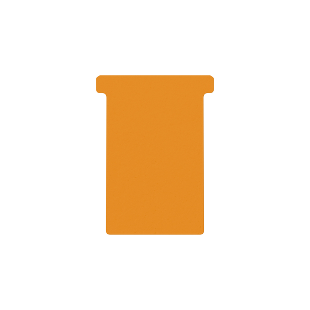 Fiche-T pour planning Djois Format 3 77mm orange 100 pièces