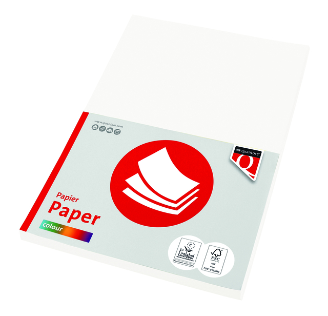 Papier copieur Quantore Colour A4 80g blanc 100 feuilles
