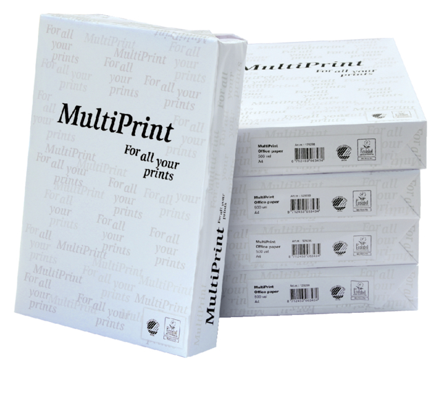 Kopieerpapier Multiprint A4 75gr wit 500 vel