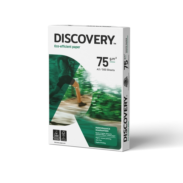 Papier copieur Discovery A3 75g blanc 500 feuilles