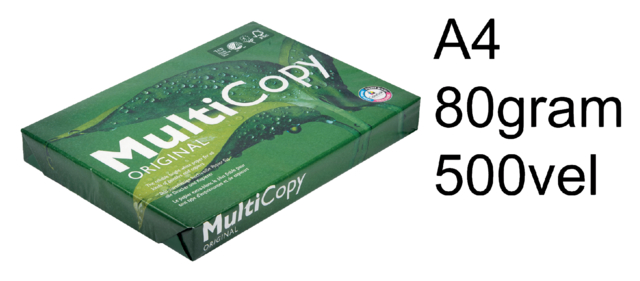 Kopieerpapier Multicopy Zero A4 80gr wit 500 vel