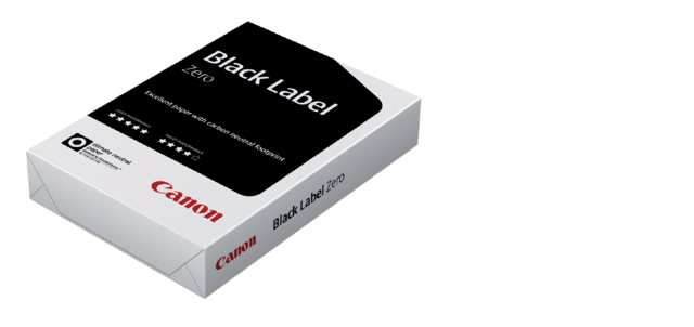 Kopieerpapier Canon Black Label Zero A4 75gr wit 500 vel