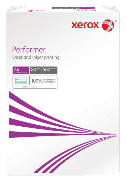 Kopieerpapier Xerox Performer A4 80gr wit 500 vel