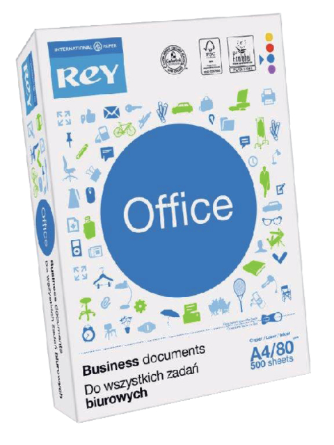 Papier copieur Rey Office A4 80g blanc 500 feuilles