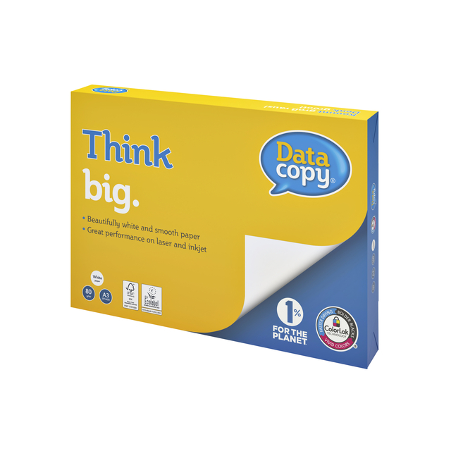 Papier copieur Datacopy A3 80g blanc 500 feuilles