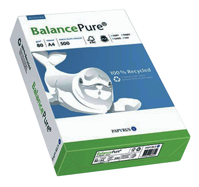 Kopieerpapier Balance Pure A4 80gr wit 500 vel