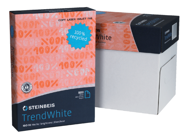 Kopieerpapier Steinbeis No2 A4 80gr wit 500 vel