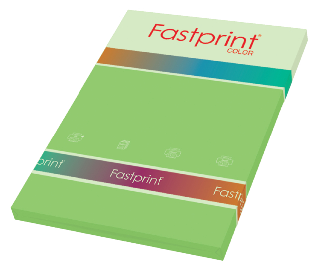 Papier copieur Quantore Colour A4 80g vert vif 100 feuilles