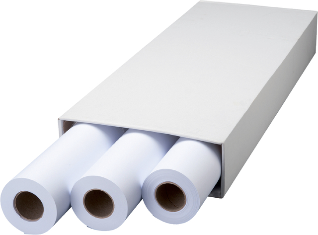 Papier traceur jet d’encre Quantore 610mmx50m 90g 3 rouleaux