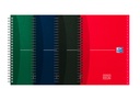 Carnet d’adresses Oxford Essentials A5 72 feuilles double spirale assorti
