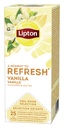 Thé Lipton Refresh Vanille 25x 1,5g
