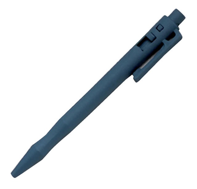 Stylo bille détectable Detectamet Tufftip HD clip bleu