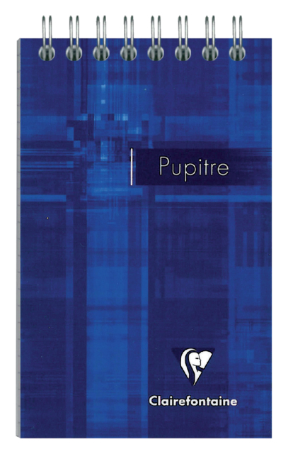 Notitieboek Clairefontaine Puptire 75x120mm spiraal lijn