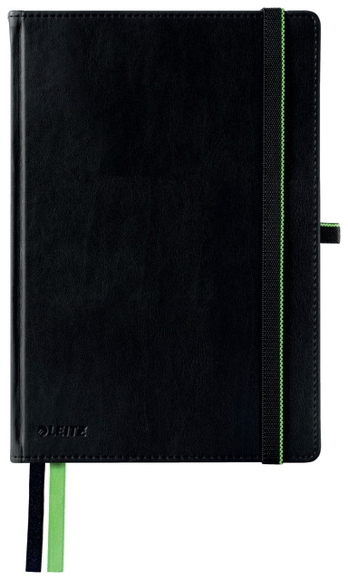 Notitieboek Leitz Complete A5 lijn 160 pagina's 100gr zwart