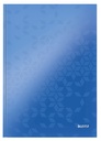 Cahier Leitz WOW A4 ligné 160 pages 90g bleu