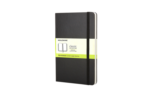 Carnet de notes Moleskine Pocket 90x140mm uni rigide noir