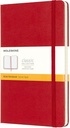 Carnet de notes Moleskine large 130x210mm ligné couverture rigide rouge