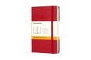Carnet de notes Moleskine Pocket 90x140mm ligné rigide rouge