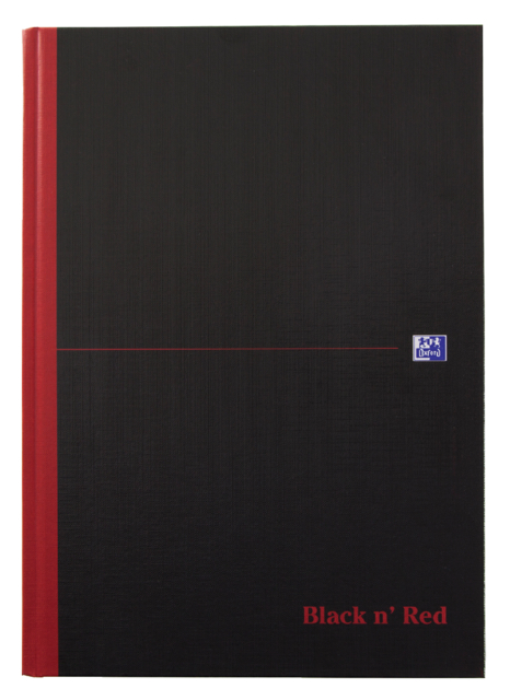 Cahier Oxford Black n’ Red A4 96 feuilles ligné