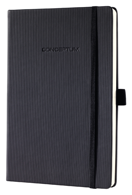 Carnet de notes Sigel Conceptum Pure A5 ligné 194 pages 80g couverture rigide noir