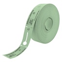 Garderobebonnen Combicraft nummering  1 t/m 500 groen 500 stuks