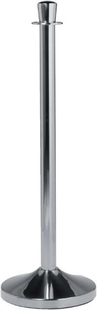 Poteau Securit 100cm avec socle chromé