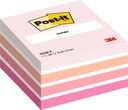 Bloc-mémos Post-it 2028 76x76mm cube rose pastel