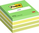 Bloc-mémos Post-it 2028 76x76mm cube vert pastel