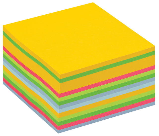 Memoblok Post-it 2030 76x76mm kubus ultra assorti