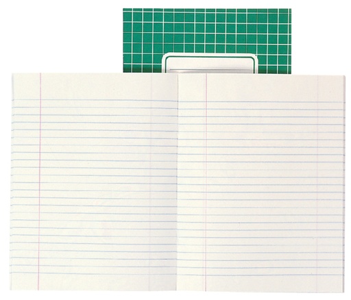 [011311] Cahier Qbasic 210x165mm carreau 10mm 80 pages 70g assorti