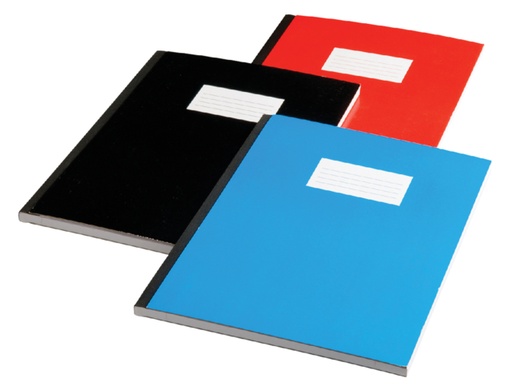 [011448] Cahier Qbasic couverture rigide A5 160 pages ligné assorti