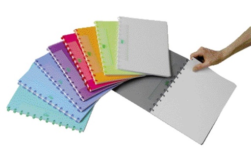 [264499] Cahier ADOC A4 carreau 5x5mm 144 pages 90g assorti