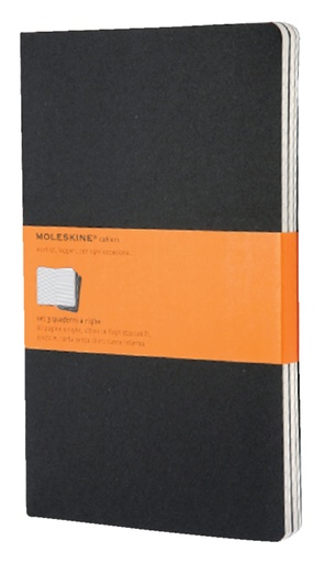 [011551] Cahier Moleskine ligné 130x210mm 160 pages 70g noir