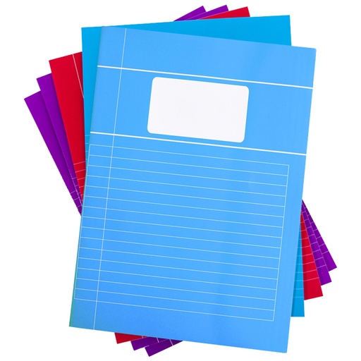 [011322] Cahier SOHO Trend A4 ligné 80 pages 60g assorti 5 pièces