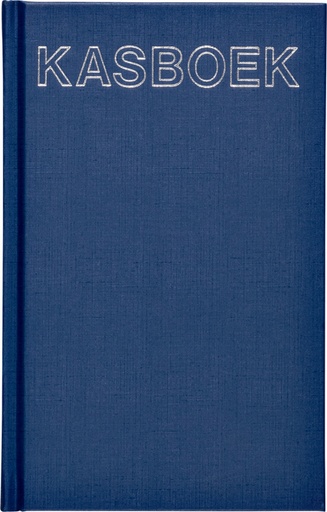 [050010] Livre de caisse relié 103x165mm 192 pages 1 colonne bleu