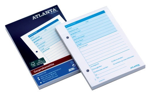 [235630] Bloc Messages Djois Atlanta A6 100 feuilles blanc