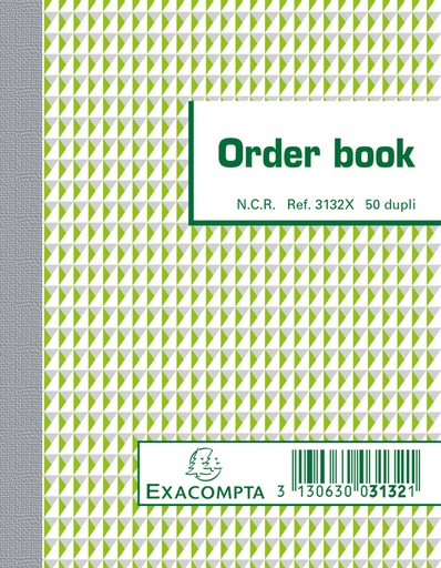 [060670] Orderboek Exacompta 135x105mm 50x2vel
