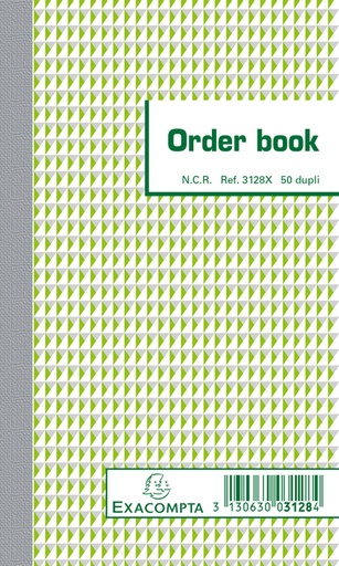 [060675] Orderboek Exacompta 175x105mm 50x2vel