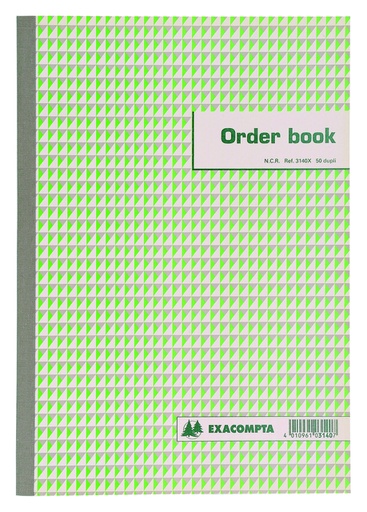 [060685] Orderboek Exacompta 297x210mm 50x2vel