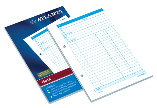 [052210] Carnet de factures Djois Atlanta A5 100 feuilles