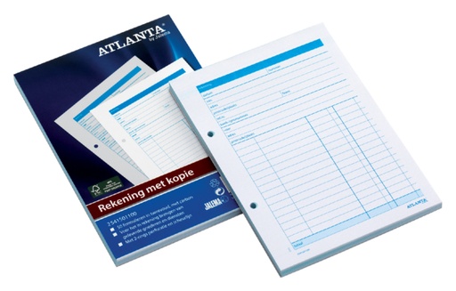 [052805] Carnet de facture Djois Atlanta A5 50x2 feuiles carbone