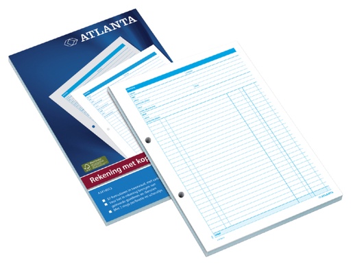 [052905] Carnet de factures Djois Atlanta A4 50x2 feuilles carbone